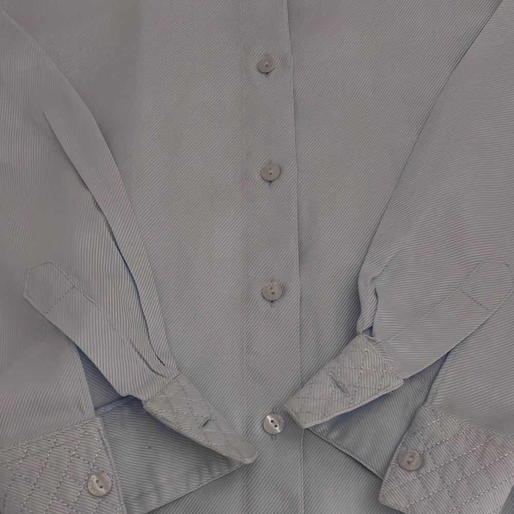 Charles Cotonay Paris Striped Cotton Shirt Blue White French Boutique